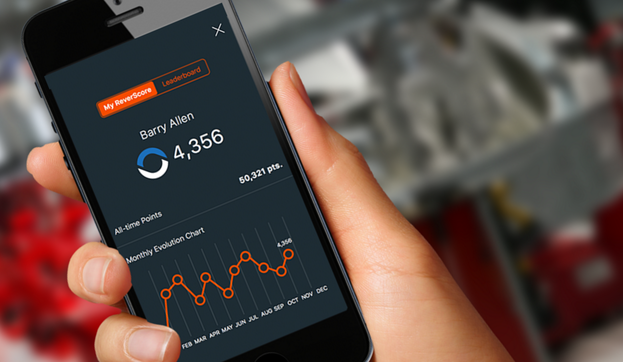 Rever lean manufacturing software User Interface