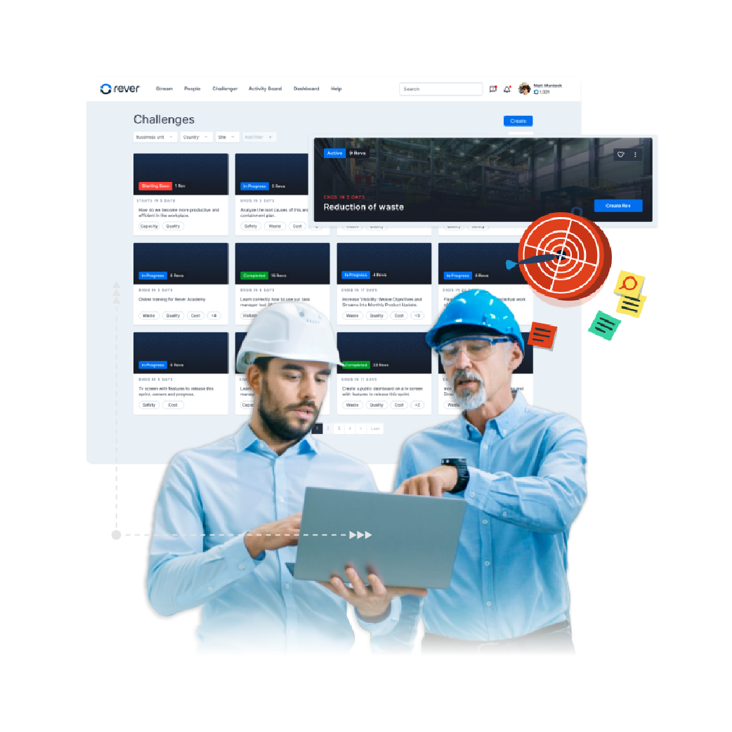 Challenges: Drive people into action